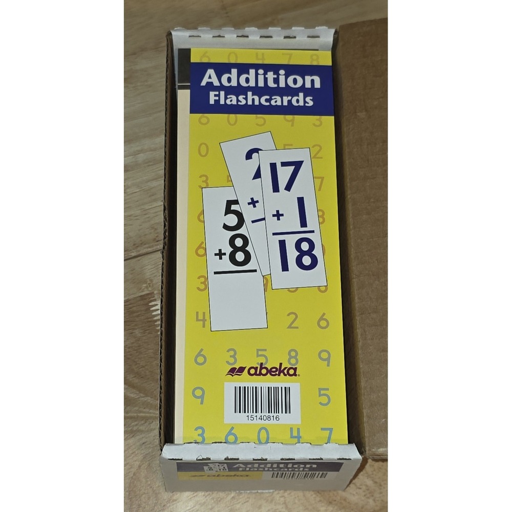 Abeka Addition Flashcards New/Open Box B-4526